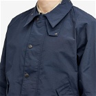 Barbour Men's OS Transport Showerproof Jacket in Navy