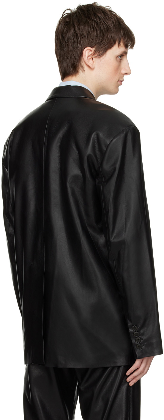 Nanushka Black Sanco Blazer