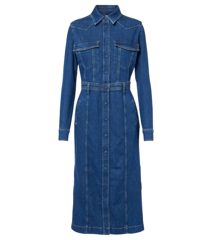 Photo: 7 For All Mankind Denim shirt dress