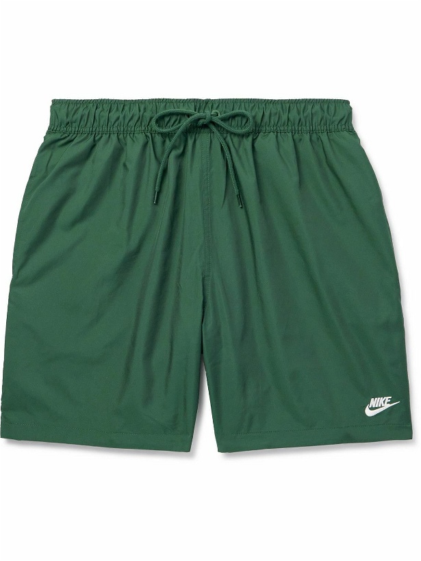 Photo: Nike - Club Flow Straight-Leg Shell Shorts - Green