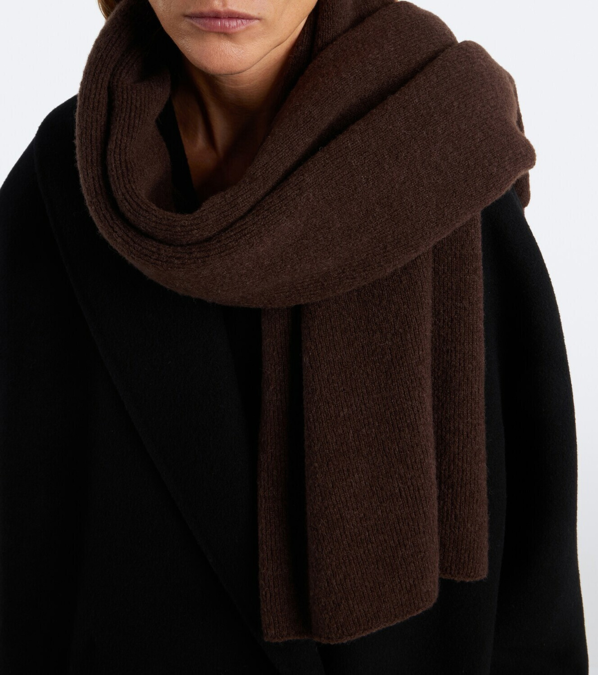 The Row Querta cashmere, alpaca, and silk scarf