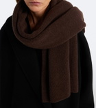 The Row Querta cashmere, alpaca, and silk scarf