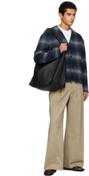 TONYWACK Navy & Gray Checked Cardigan