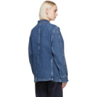 Toteme Blue Denim Army Jacket