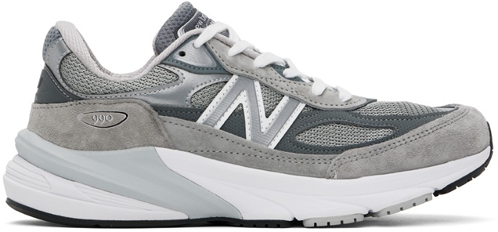 Photo: New Balance Gray Made in USA 990v6 Sneakers