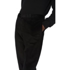 Z Zegna Black Corduroy Trousers