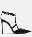 Tom Ford Harness leather slingback pumps