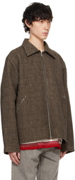 Camiel Fortgens Brown Simple Jacket