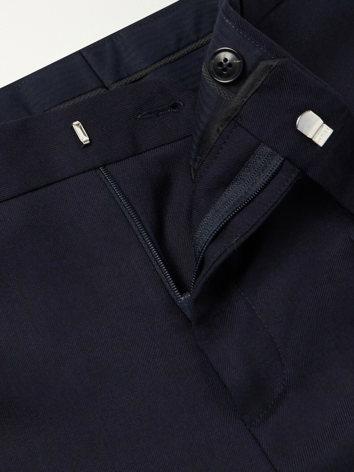 Paul Smith - Straight-Leg Pleated Wool Suit Trousers - Blue