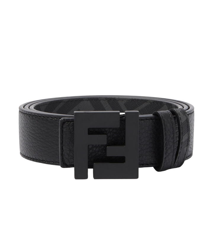 Photo: Fendi FF Zucca reversible leather belt