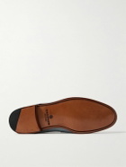 Grenson - Lloyd Suede Penny Loafers - Blue