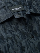 A-COLD-WALL* - Camp-Collar Organza-Jacquard Shirt - Gray