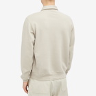 Lady White Co. Men's Quarter Zip Sweat in Scarlet Grey