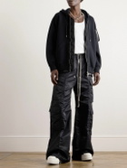 DRKSHDW by Rick Owens - Jumbo Bela Wide-Leg Recycled-Nylon Drawstring Cargo Trousers - Black
