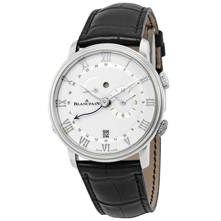 Blancpain Villeret Reveil GMT Alarm Automatic Mens Watch 6640-1127-55B