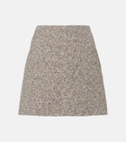 Blazé Milano Coci linen-blend tweed miniskirt