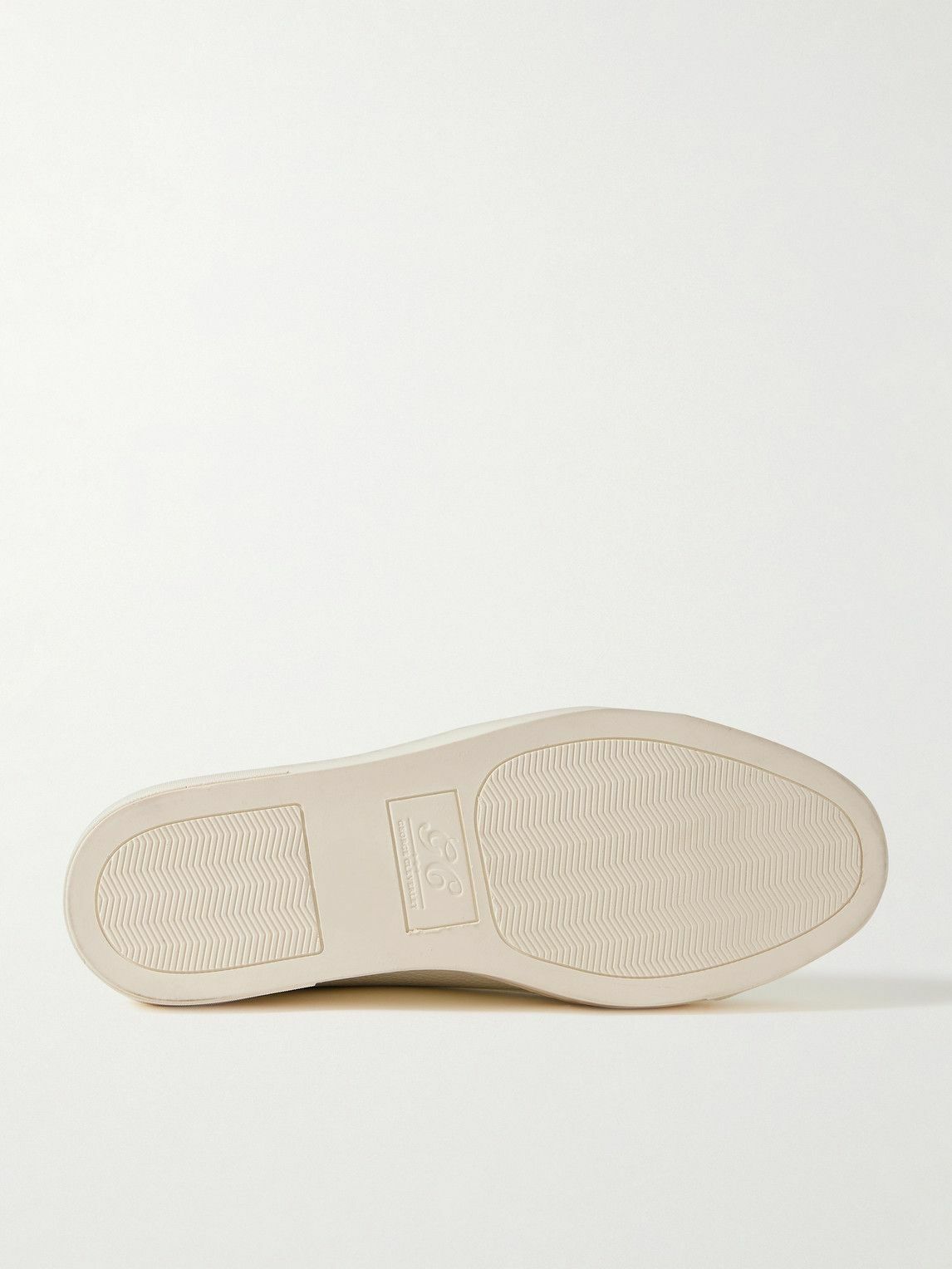 George Cleverley - Jack II Full-Grain Leather Sneakers - White
