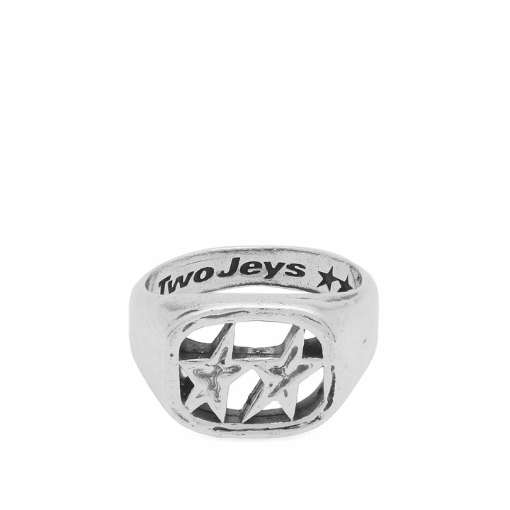 Photo: TwoJeys Men's Framed Ring in Silver