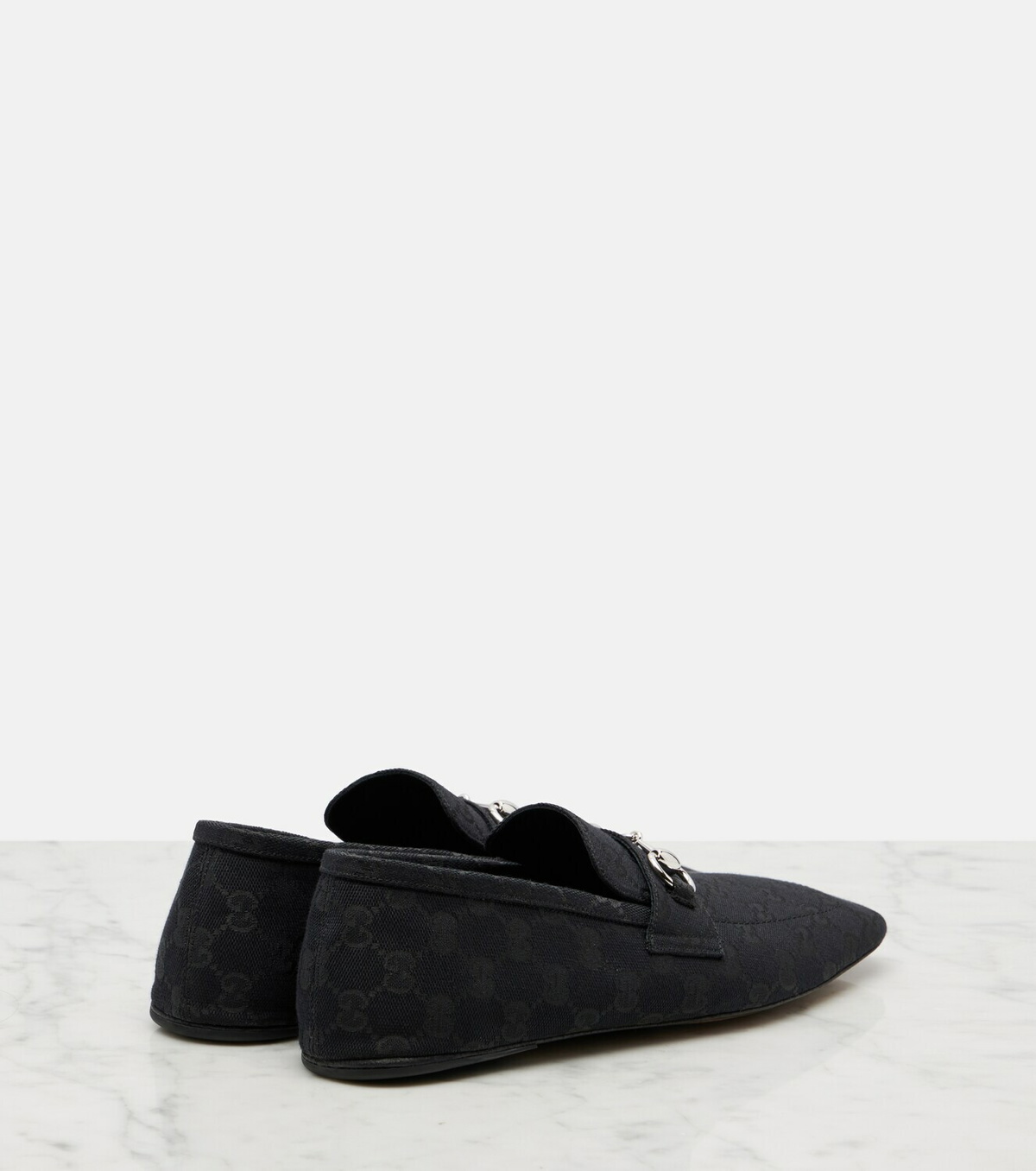 Gucci Horsebit GG Canvas loafers