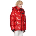 Moncler Grenoble Red Down Verrand Puffer Jacket