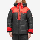 Nanga Men's 30th Anniversary Aurora Tex Combi Down Jacket in Black/Red