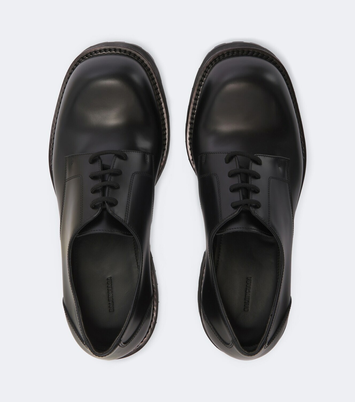 Balenciaga Venom leather Derby shoes