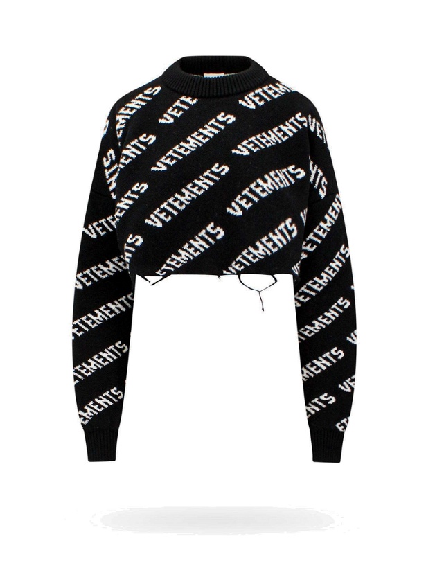 Photo: Vetements Sweater Black   Womens