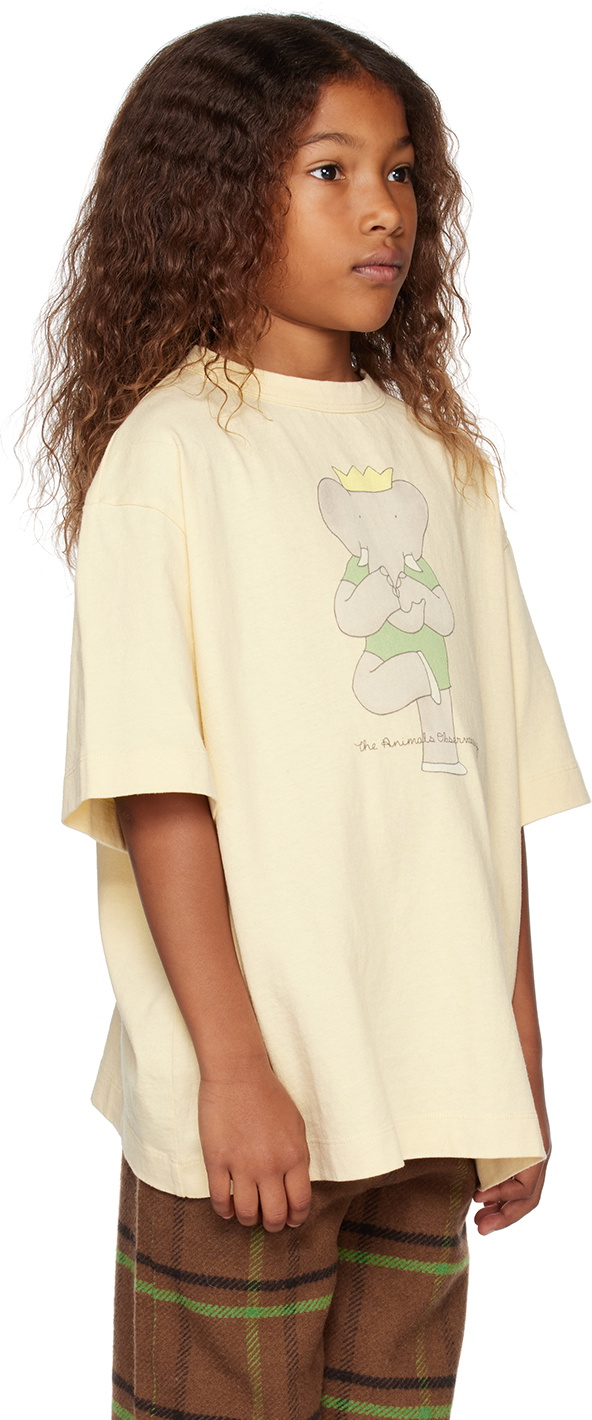 The Animals Observatory Kids Yellow Rooster T-Shirt