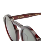 Oscar Deen Panda Sunglasses in Claret/Moss 