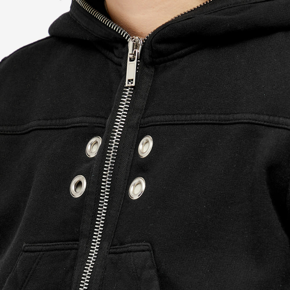 Rick Owens DRKSHDW Women's Small Gimp Hoody in Black Rick Rick Owens DRKSHDW Women's Small Gimp Hoody in Black Rick