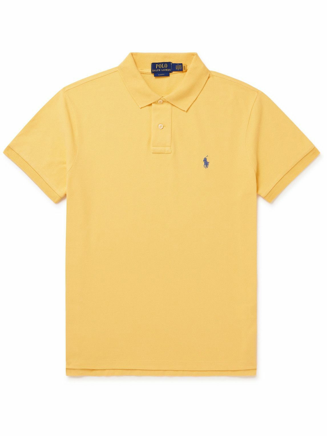 Polo Ralph Lauren - Slim-Fit Logo-Embroidered Cotton-Piqué Polo Shirt ...