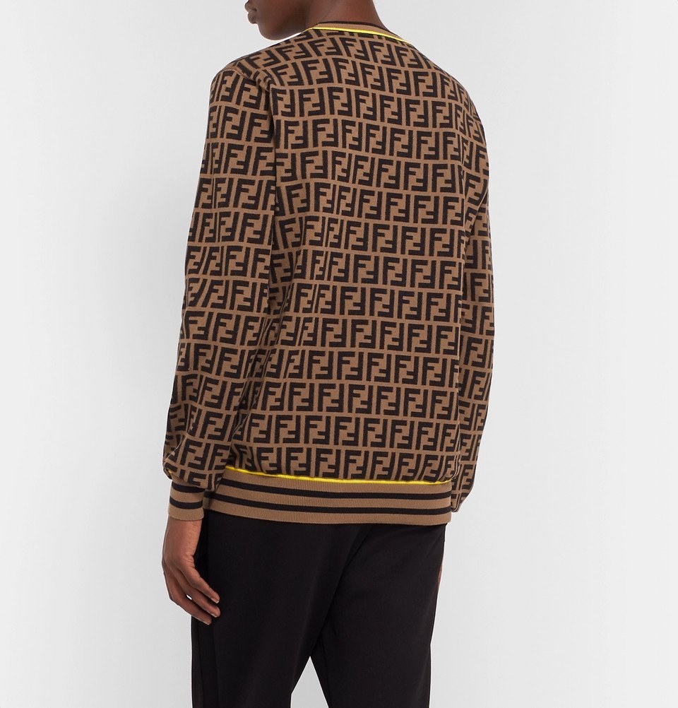 Fendi intarsia cheap sweater