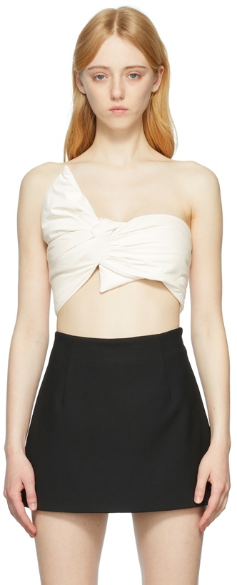 Photo: AMBUSH Off-White Leather Tank Top