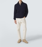 Lardini Knitted wool-blend jacket