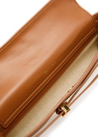 Veronica Beard Dash Leather and Canvas Clutch - Cream - One Size