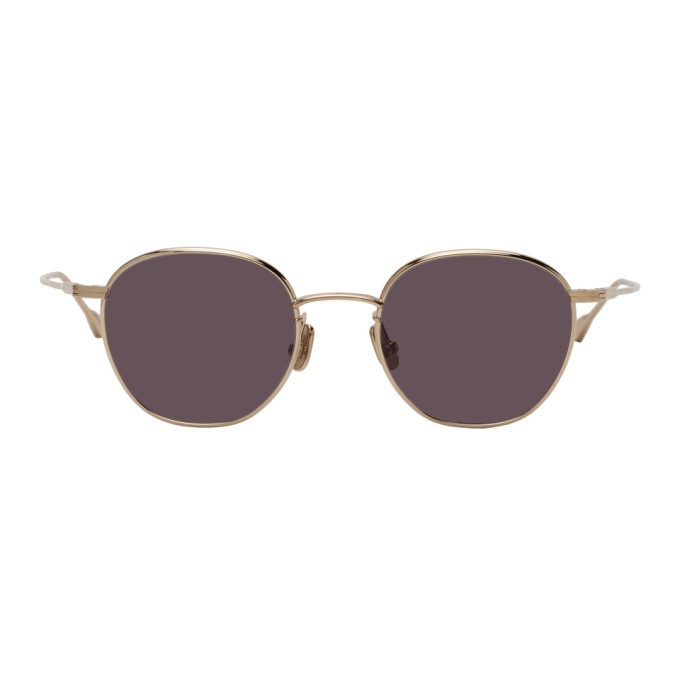 Photo: Native Sons Gold and Grey Roy 47 Sunglasses