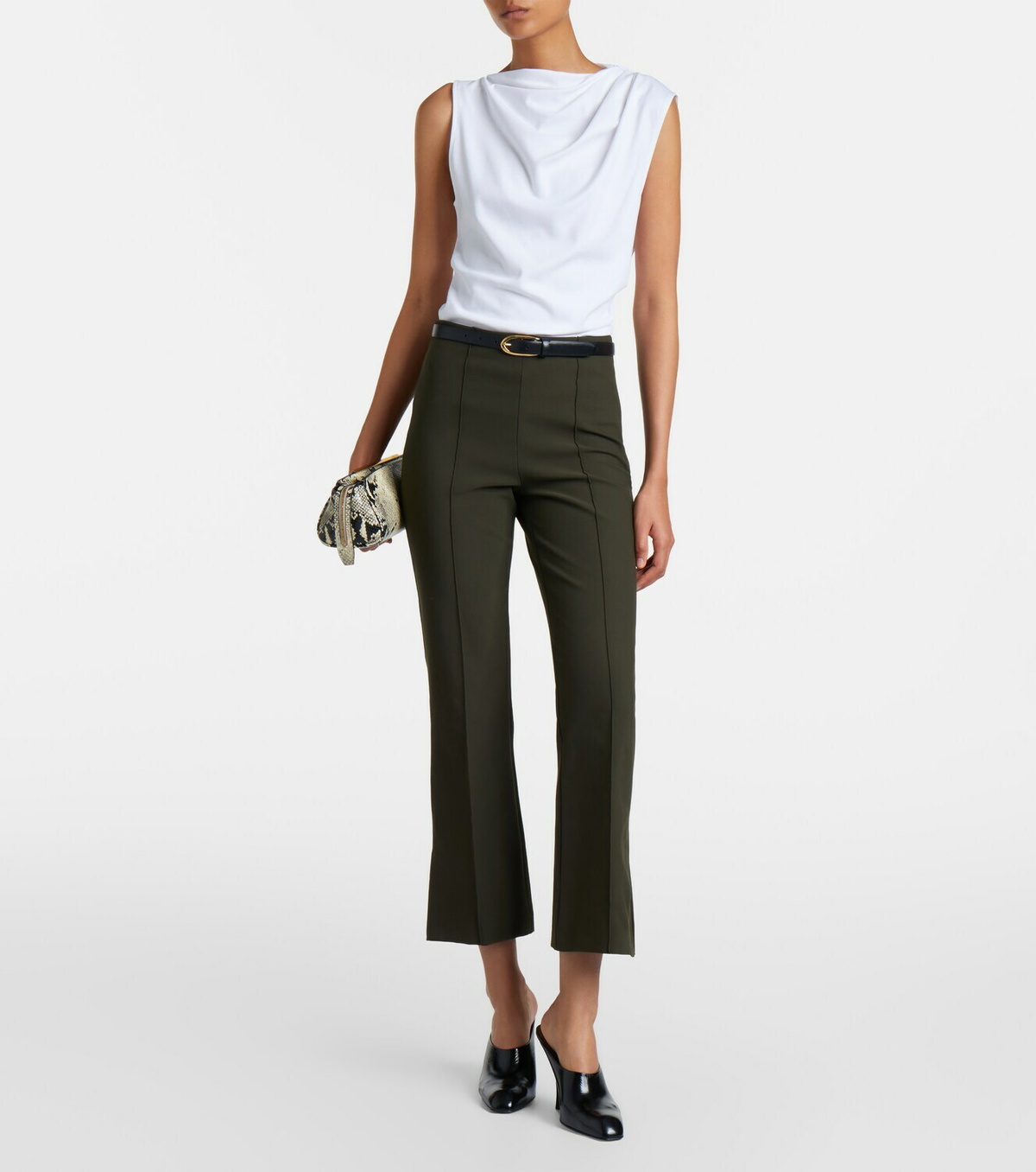 Vince Mid-rise cropped pants