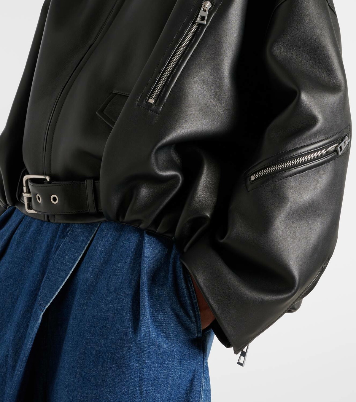 Loewe Balloon leather jacket Loewe
