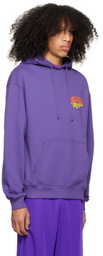 BLUEMARBLE Purple Flower Print Hoodie