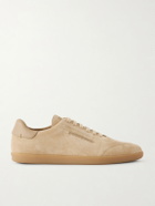 Zegna - 232 Leather-Trimmed Suede Sneakers - Neutrals