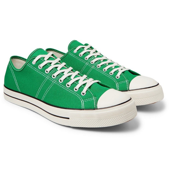 Photo: Converse - Lucky Star OX Canvas Sneakers - Green