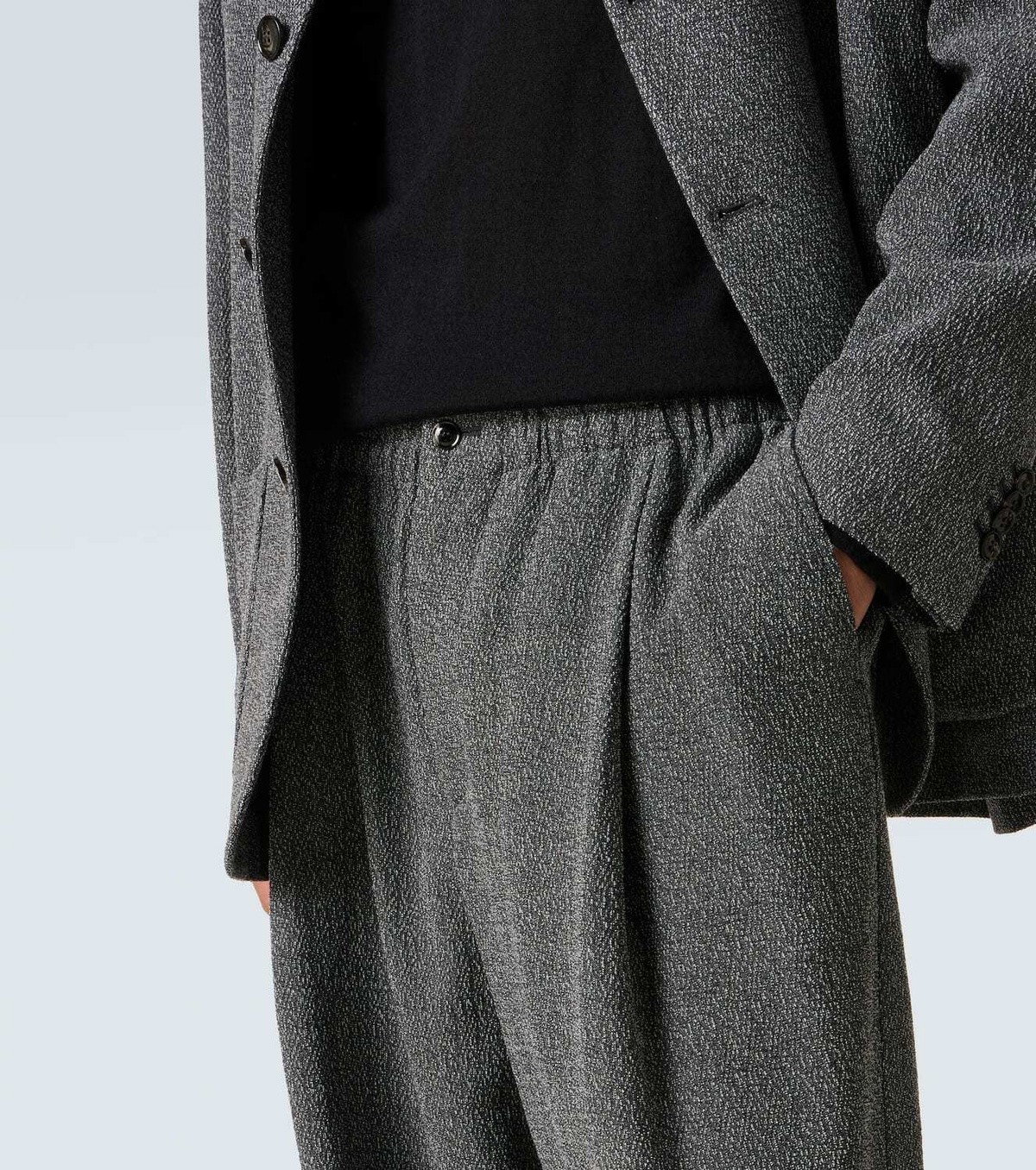 Giorgio Armani Mid-rise wide-leg pants