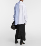 MM6 Maison Margiela Logo cotton poplin shirt