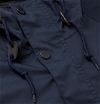 Barbour White Label - Slim-Fit Cotton-Blend Hooded Jacket - Blue