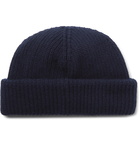 Moncler Genius - Logo-Appliqued Virgin Wool Beanie - Blue