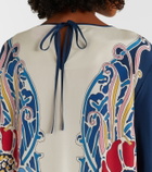 La DoubleJ Vesta printed silk maxi dress