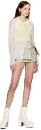 BEC + BRIDGE Beige Rina Miniskirt