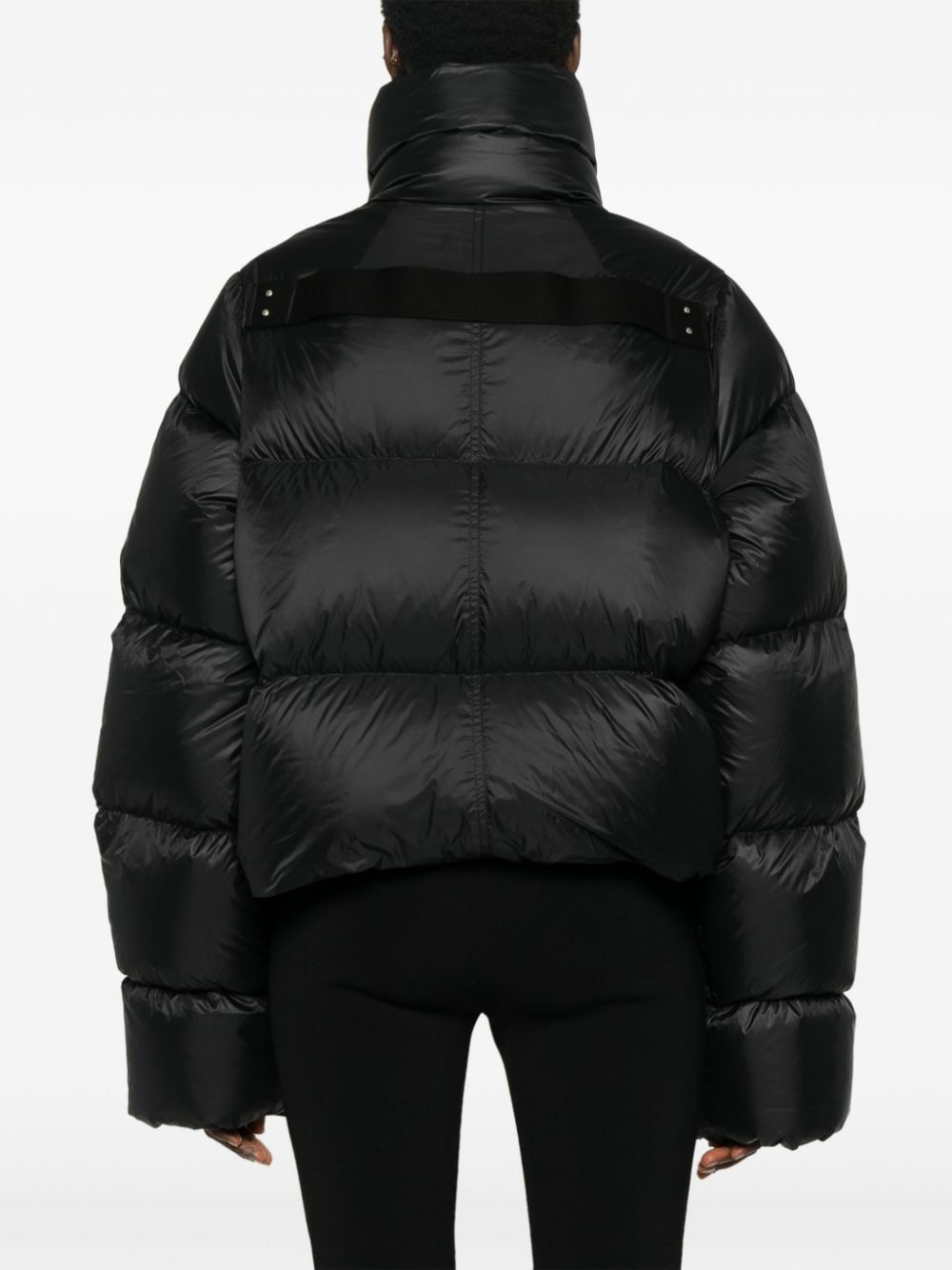 Rick Owens Black Zipped Puffer Jacket Rick Owens Rick Owens Black Zipped Puffer Jacket Rick Owens