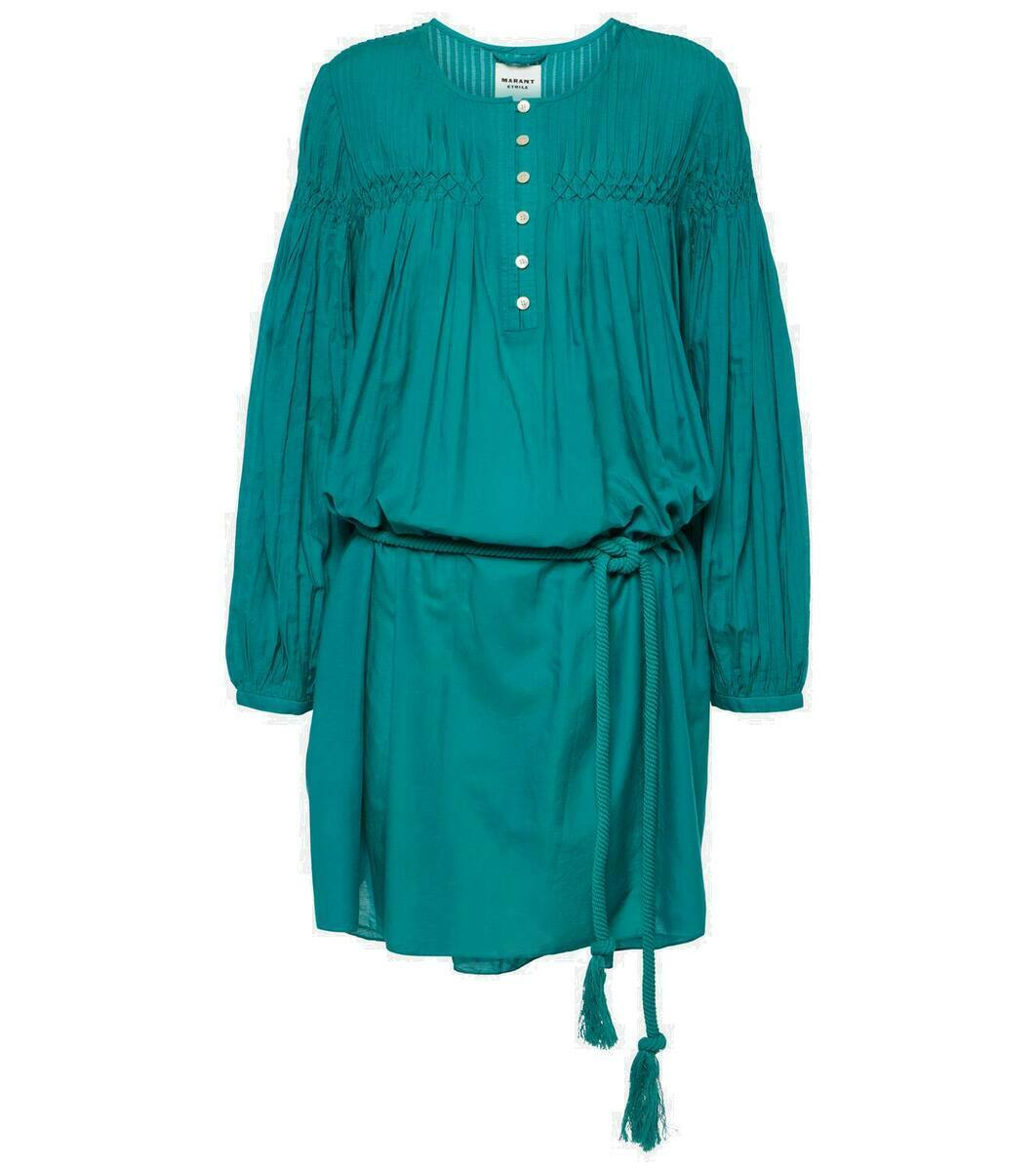 Marant Etoile Adeliani cotton-blend minidress Isabel Marant
