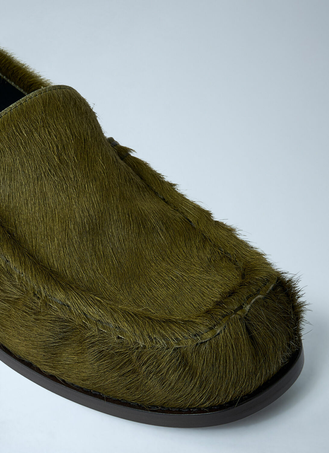 Dries Van Noten Pony Hair Loafers